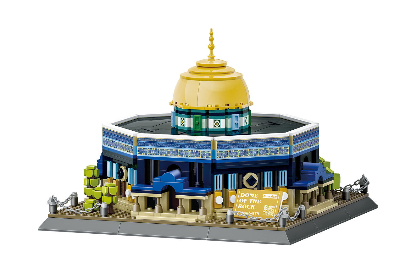Jeu De Construction Islamique – Dôme Du Rocher Jérusalem (989 Pièces)