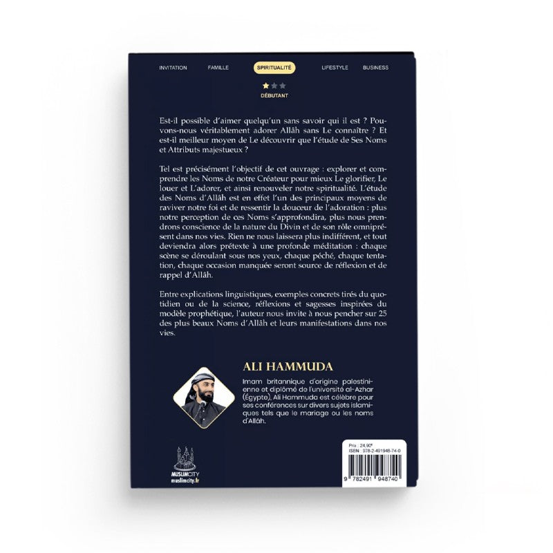 Une Vie Avec Allâh – 25 Noms D’Allâh Et Leur Impact Au Quotidien – Ali Hammuda – Editions MuslimCity - Librairie Al Minhaj