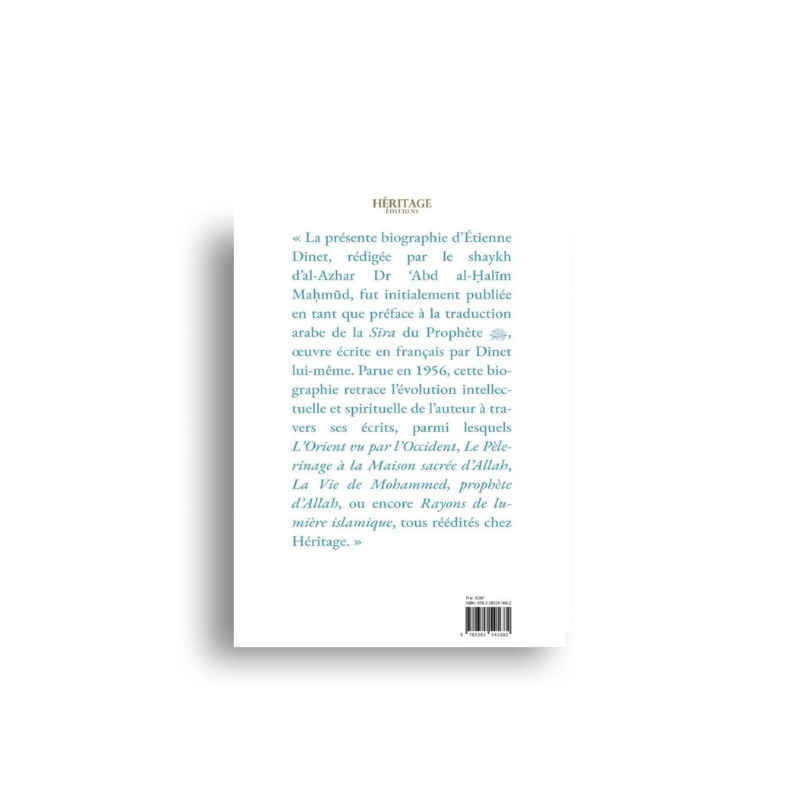 Vie Et Pensée De Nâsir Al-Dîn Dinet – Shaykh Al-Azhar & Dr ʿAbd Al-Halim Mahmud – Héritage Éditions - Librairie Al Minhaj