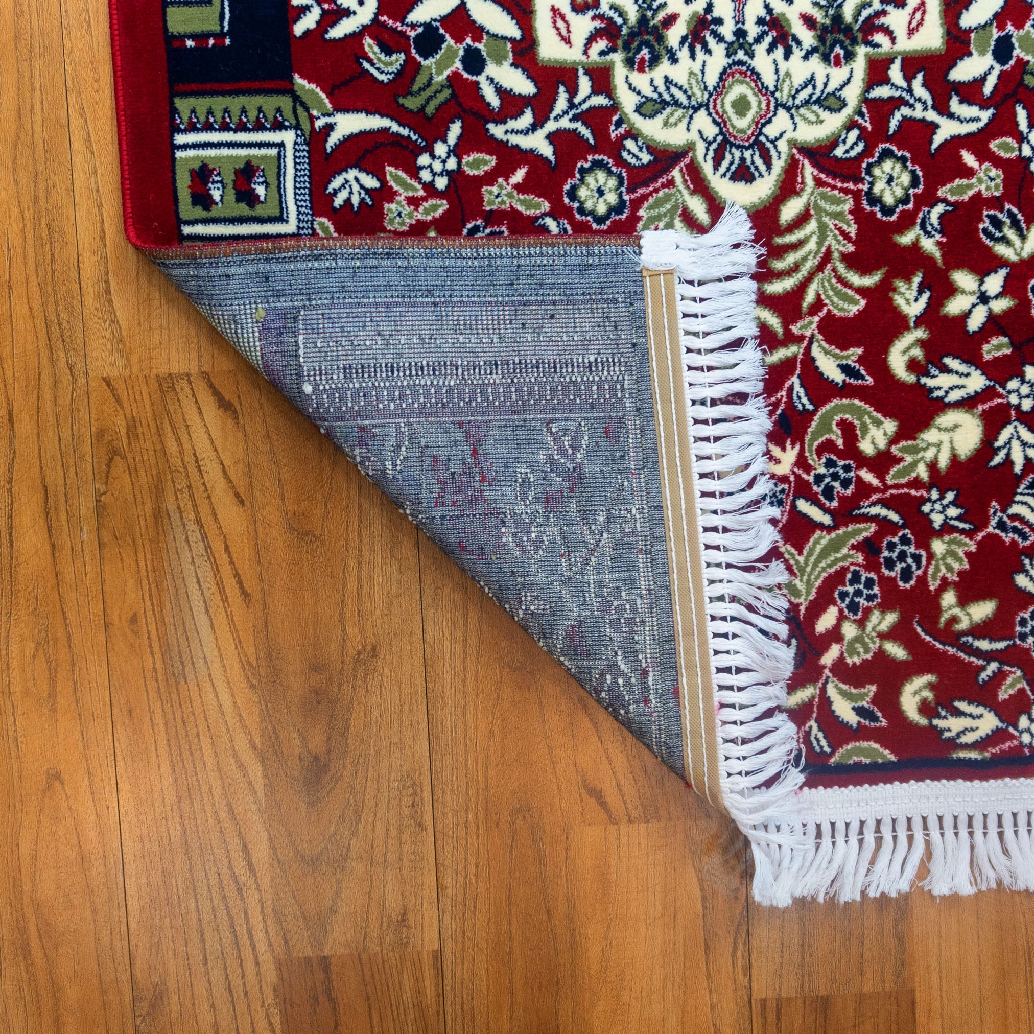 Tapis De Prière Riyadh Al Salihyen – Couelur Rouge – Velours Luxe