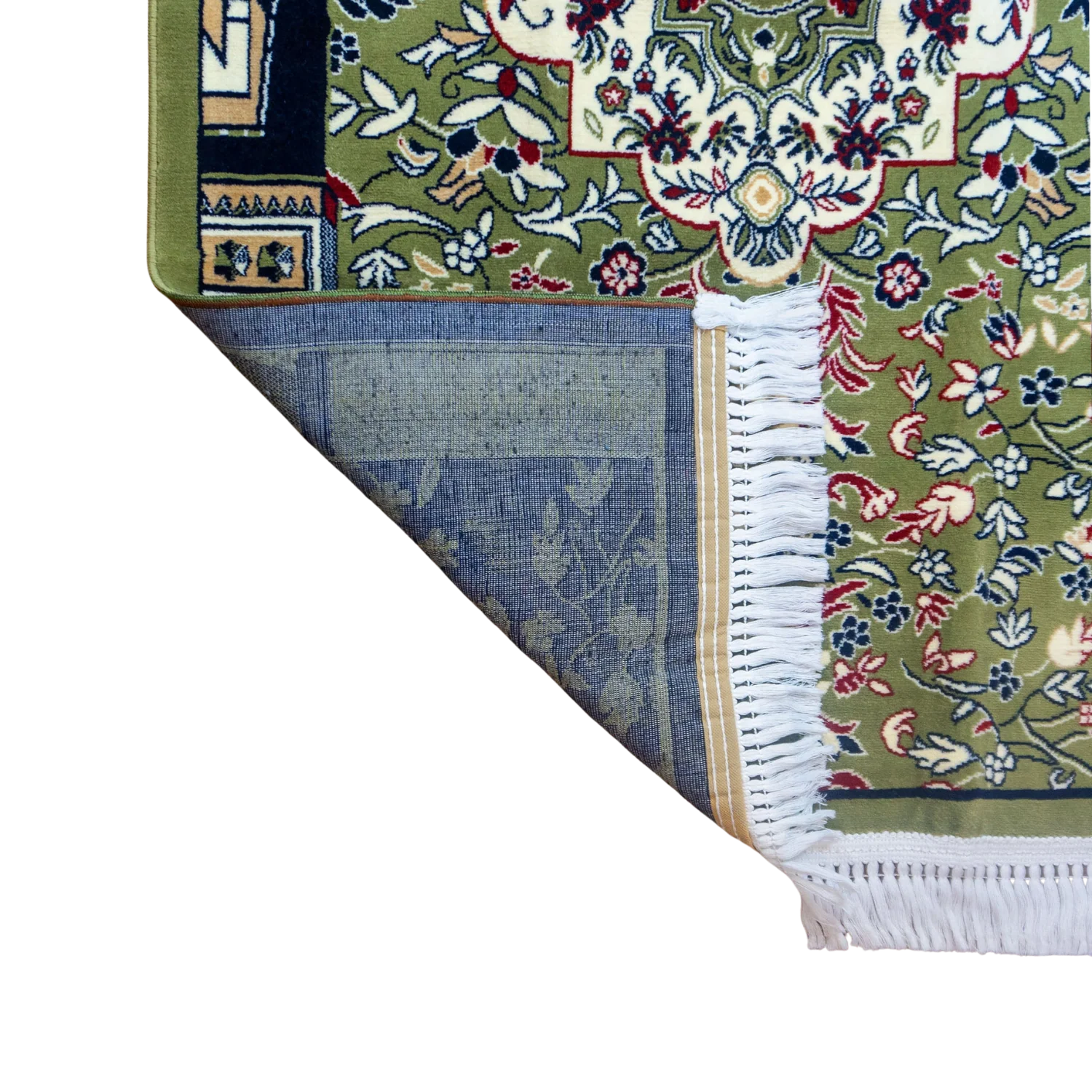 Tapis De Prière Riyadh Al Salihyen – Couleur Vert – Velours Luxe