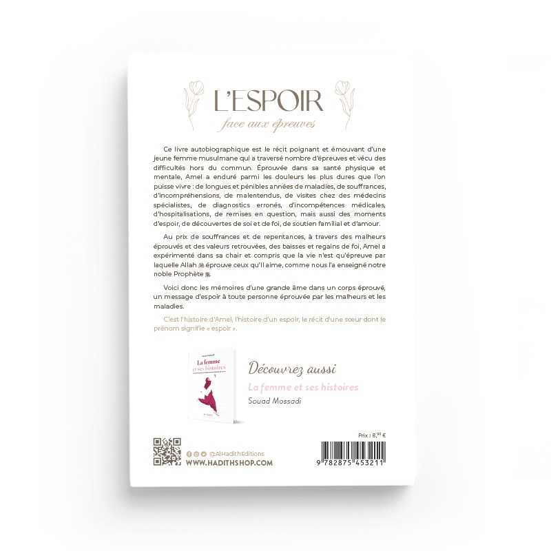 L’Espoir face aux Épreuves - Amel S. - Éditions Al-Hadîth - Librairie Al Minhaj