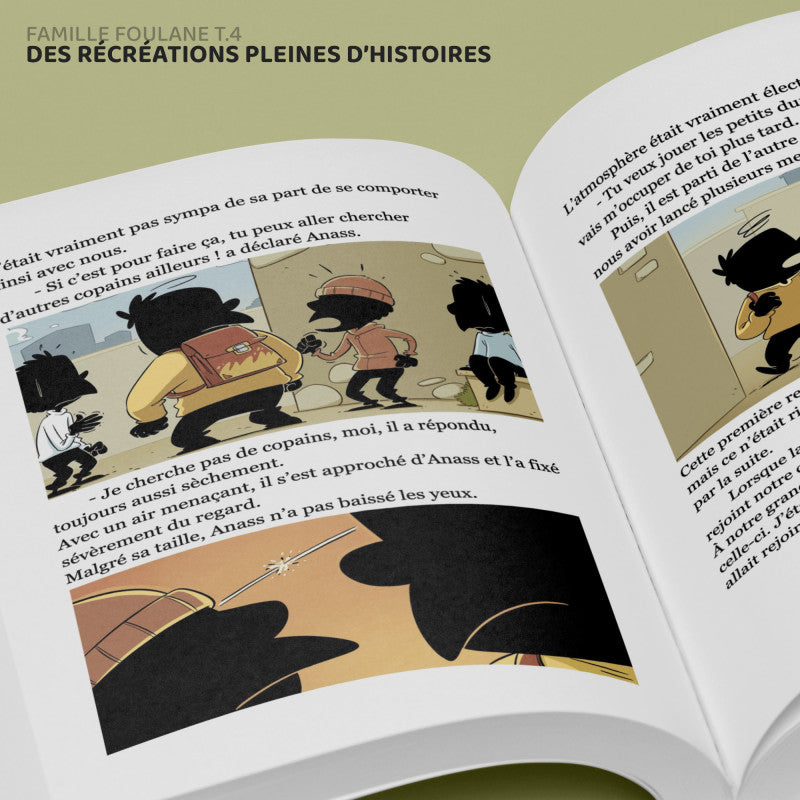 La Famille Foulane (Tome 4) - Des récréations pleines d'histoires - BDouin - Librairie Al Minhaj