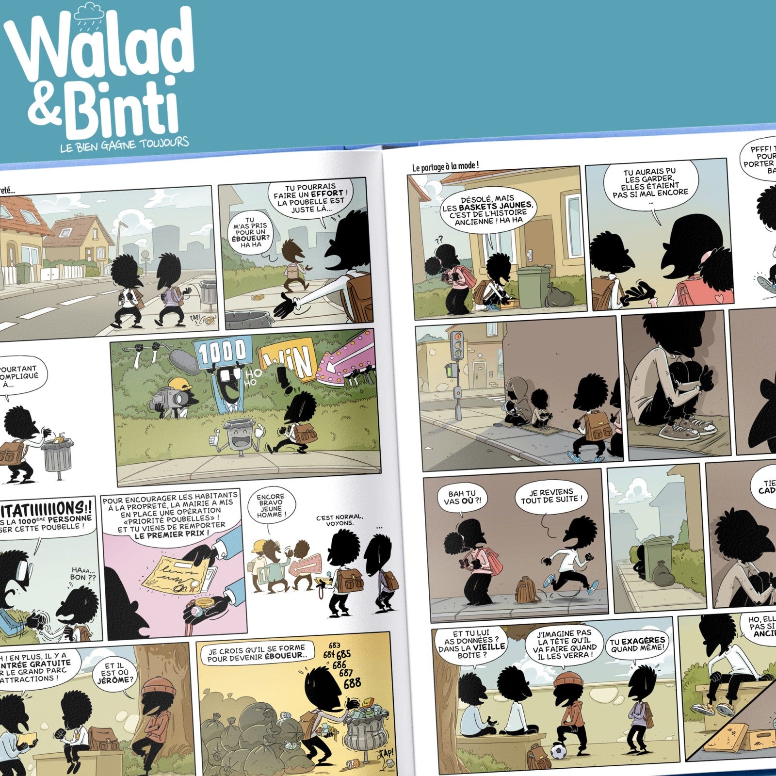 Walad et Binti : Le Bien Gagne Toujours - Par Bdouin et la Team Muslim Show - Librairie Al Minhaj