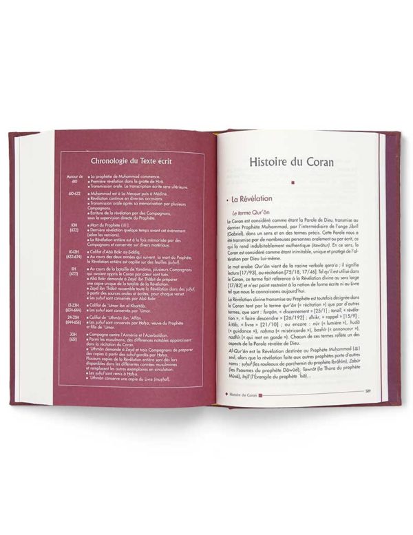 Noble Coran Version Française - Traduction Mohamed Chiadmi - Edition Tawhid Format: 14x21 cm - Librairie Al Minhaj