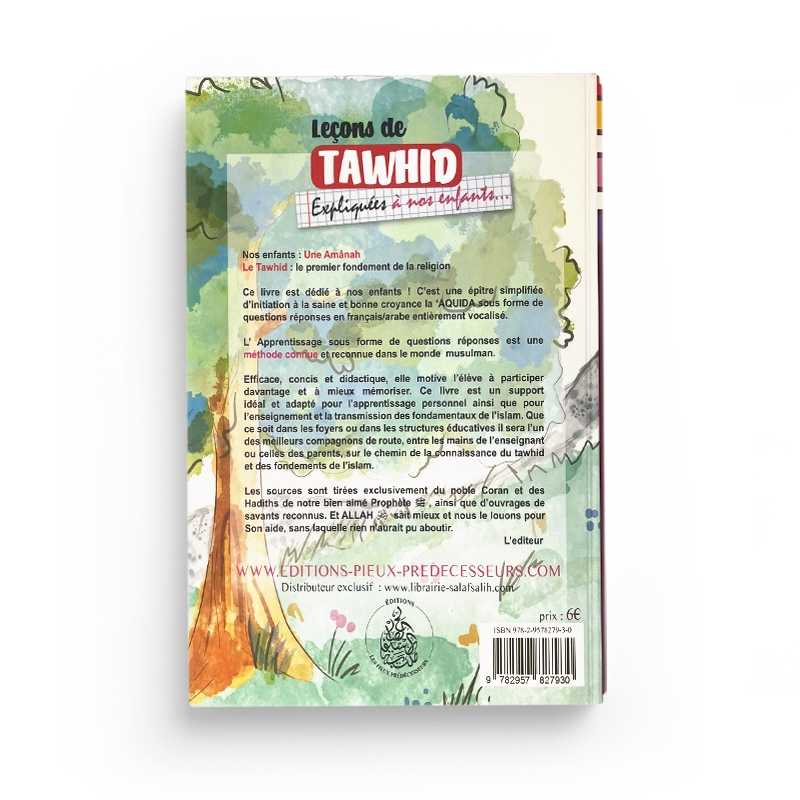 Leçons De Tawhid Expliqué à Nos Enfants - Garçon - Librairie Al Minhaj