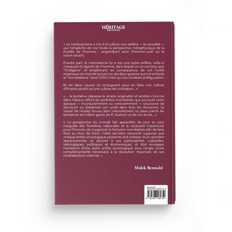 Mondialisme - Malek Bennabi - Editions Héritage - Librairie Al Minhaj