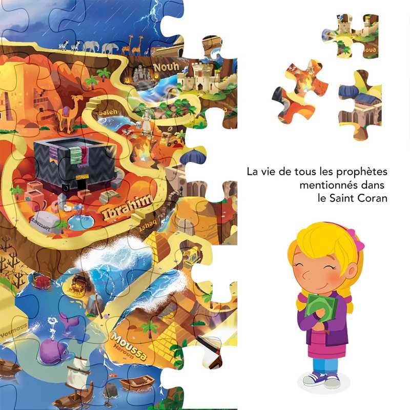 Puzzle L'Odyssée des Prophètes - Éditions Learning Roots - Librairie Al Minhaj