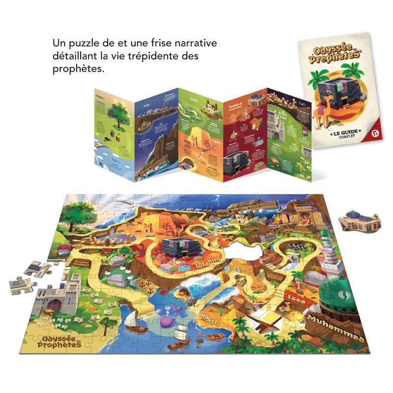 Puzzle L'Odyssée des Prophètes - Éditions Learning Roots - Librairie Al Minhaj