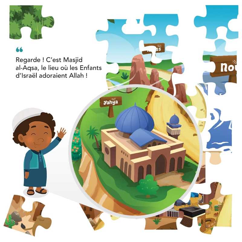 Puzzle Voyage au Pays des Prophètes - Éditions Learning Roots - Librairie Al Minhaj