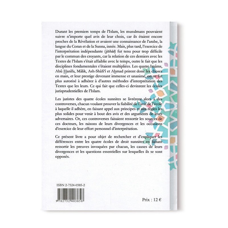 Fiqh Comparé des Quatre Écoles du Droit Musulman (Al-'Îbâdât) - Corentin Pabiot - Maison D'Ennour - Librairie Al Minhaj