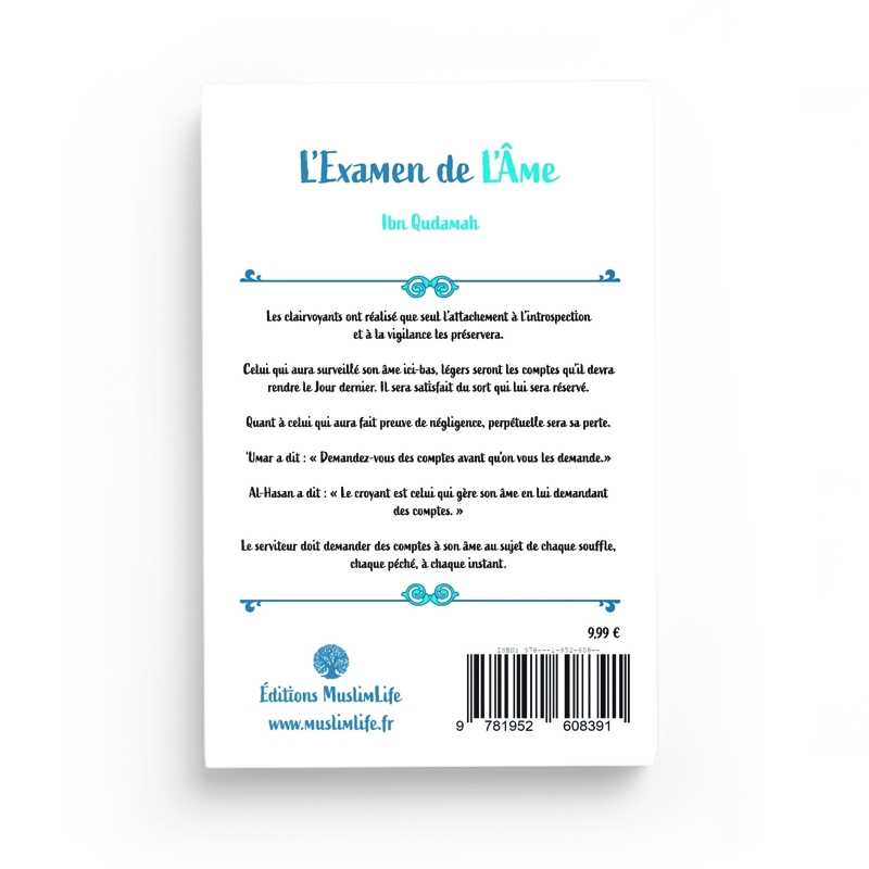 L'Examen de l'Âme - Ibn Qudamah - Editions MuslimLife - Librairie Al Minhaj