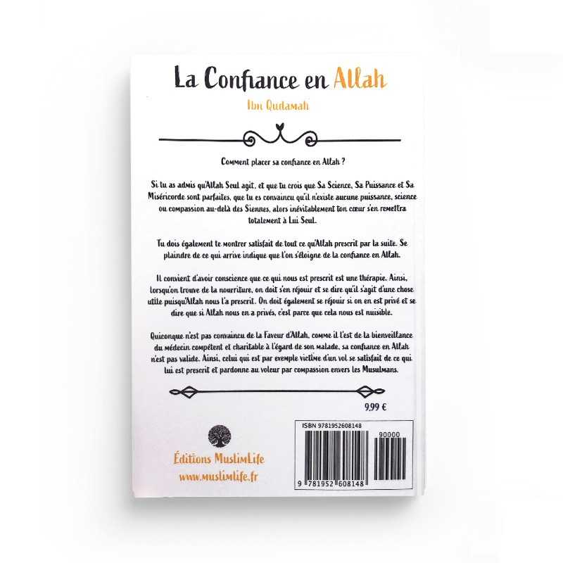 La Confiance En Allah - Ibn Qudamah - MuslimLife - Librairie Al Minhaj