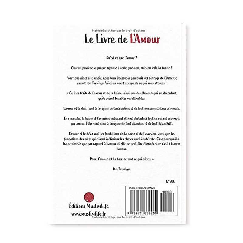 Le Livre De L'Amour - Ibn Taymiyya - MuslimLife - Librairie Al Minhaj