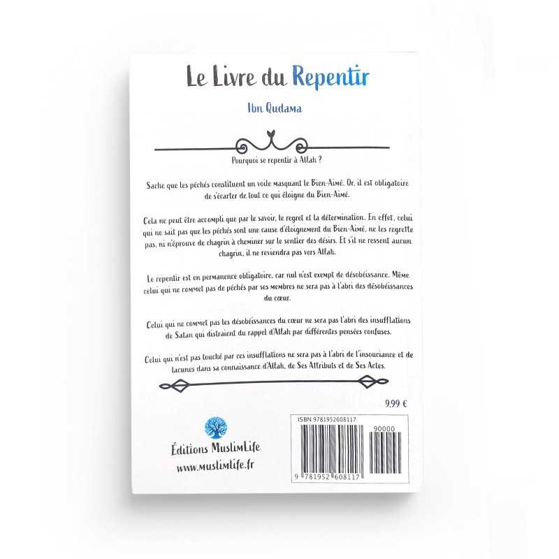 Le Livre du Repentir - Ibn Qudama - Editions MuslimLife - Librairie Al Minhaj