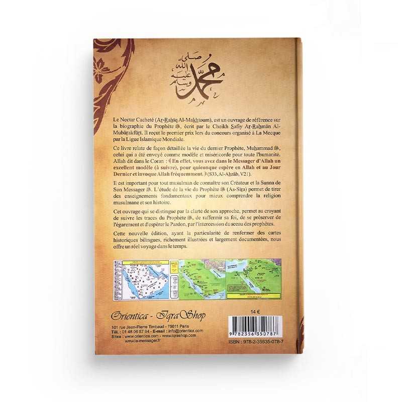 Le Nectar Cacheté - Ar-Rahîq Al-Makhtoum - Biographie du Prophète Muhammad (SAW) - Version Souple - Orientica - Librairie Al Minhaj