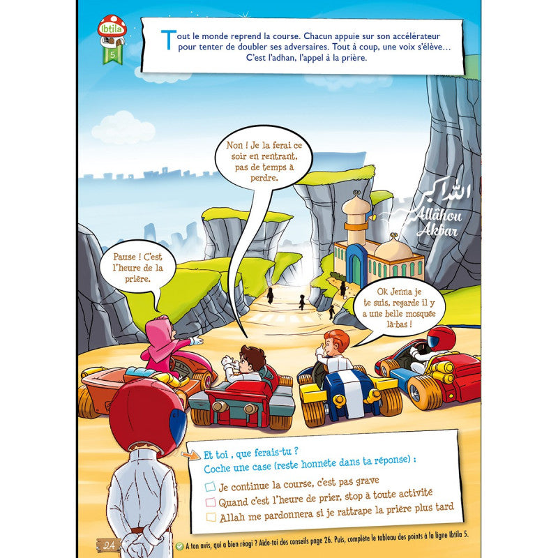 La Grande Course Vers Le Paradis - Bande Dessinée & Jeux Éducatifs - Sana Kids - Librairie Al Minhaj