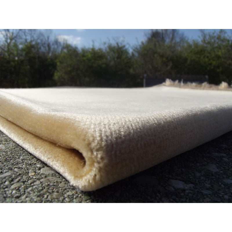 Tapis De Prière Velours Luxe Couleur Unie - BEIGE