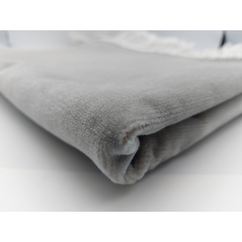 Tapis De Prière Velours Luxe Couleur Unie - GRIS