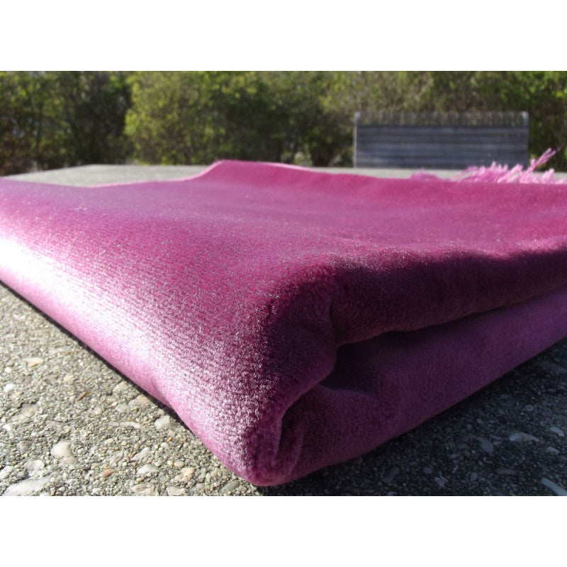 Tapis De Prière Velours Luxe Couleur Unie - ROSE TAMATIA