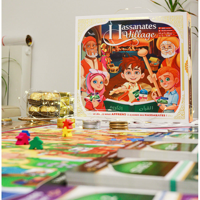 Jeu de Société Hassanates Village (De 7 à 99 ans) - SANA Kids - Librairie Al Minhaj