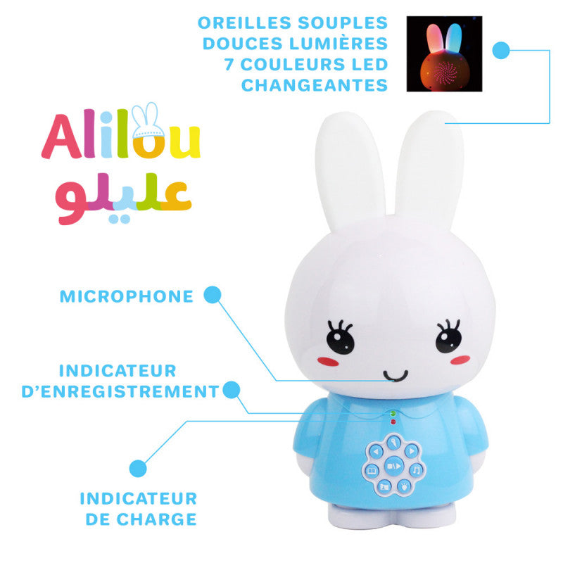 Photo de ALILOU Le Petit Lapinou Mouslim - Jouet / Veilleuse Ludo-Éducatif Pour Enfants Musulmans - Librairie Al Minhaj