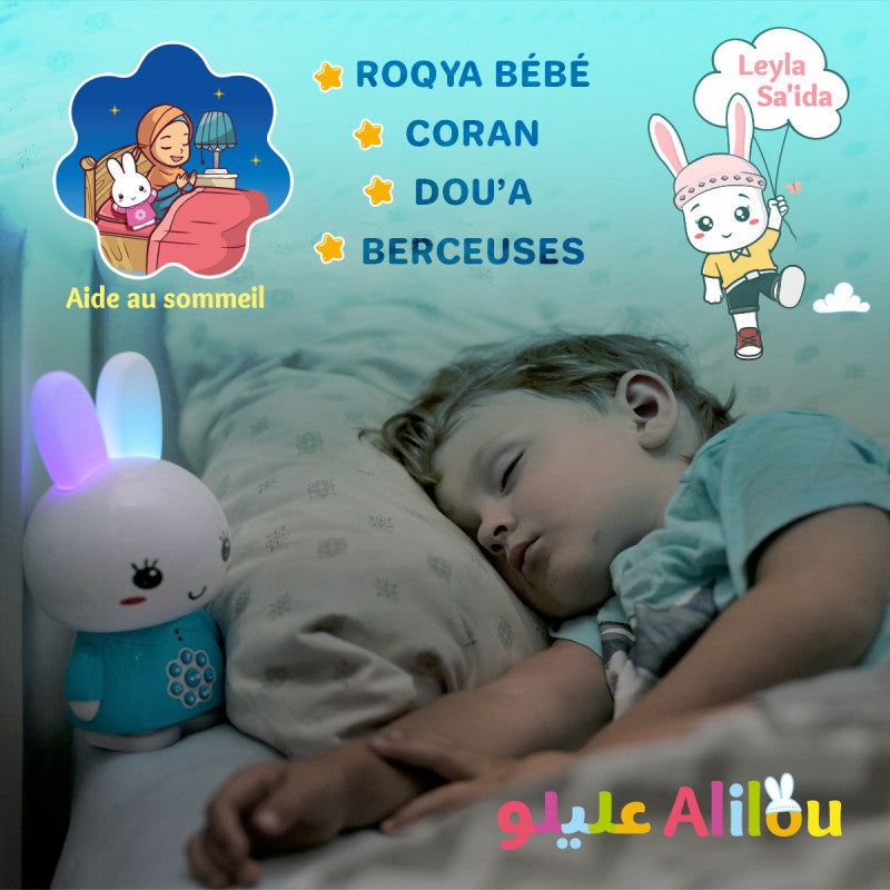 Photo de ALILOU Le Petit Lapinou Mouslim - Jouet / Veilleuse Ludo-Éducatif Pour Enfants Musulmans - Librairie Al Minhaj