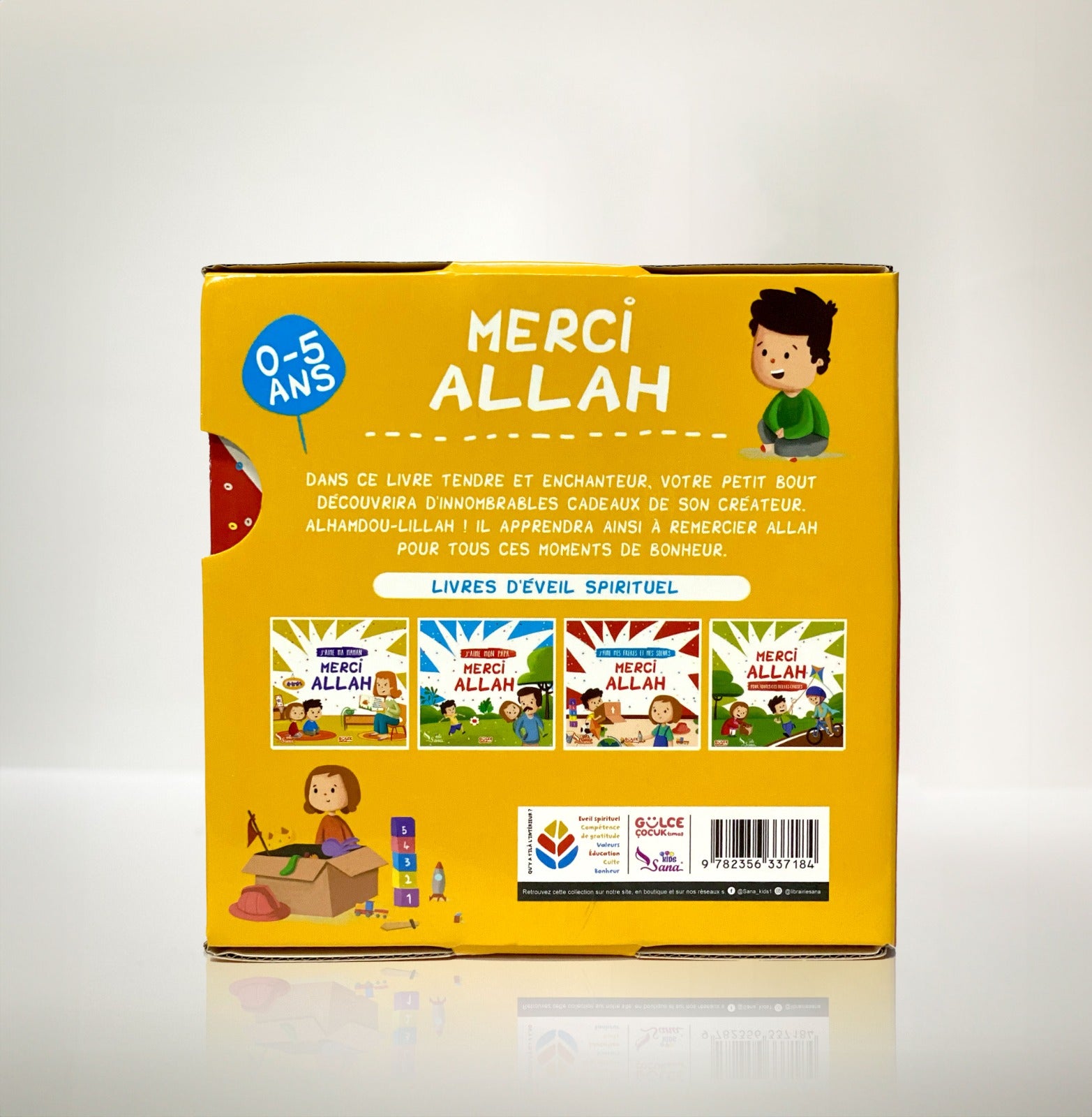 Pack Collection "Merci Allah" : Livres d'Éveil Spirituel pour Enfants (0-5 ans) - Sana Kids - Librairie Al Minhaj