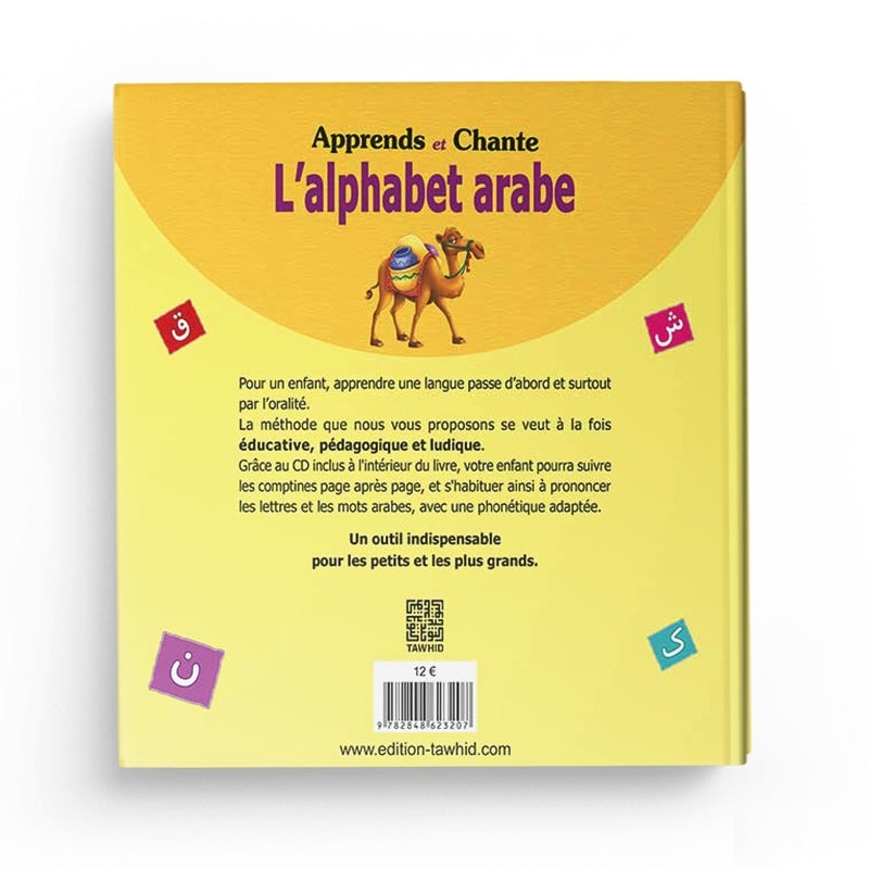 Apprends et chante l’alphabet arabe (+CD) - Tawhid - Librairie Al Minhaj