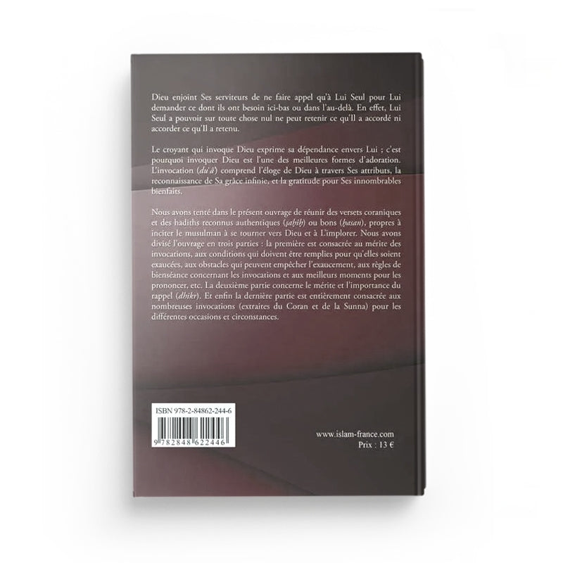 Rappel et invocations – Coran & Sunna – Mohammed Minta - Librairie Al Minhaj