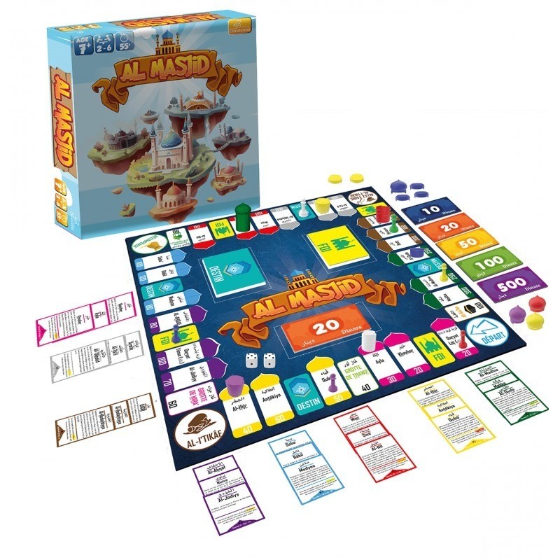 Jeu de Société Al Masjid – Construis ta Mosquée