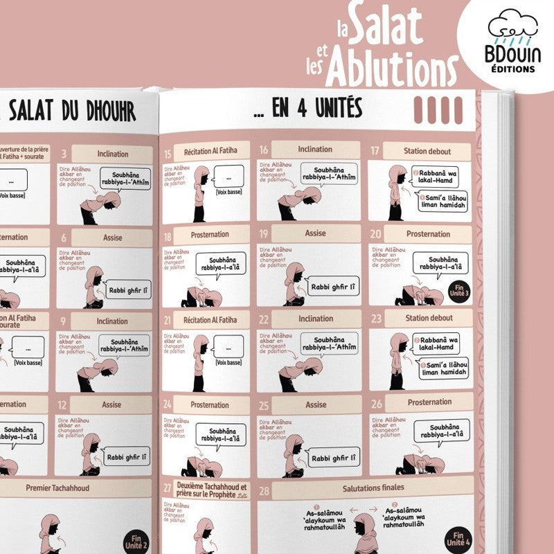 Mini Guide Illustré – La Salat Et Les Ablutions (Fille) – BDouin – Muslim Show - Librairie Al Minhaj