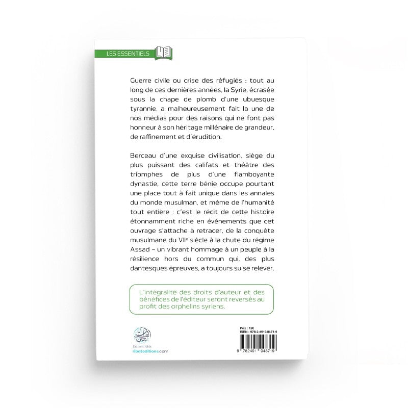 Une Brève Histoire De La Syrie – ’Issa Meyer – Éditions Ribât - Librairie Al Minhaj