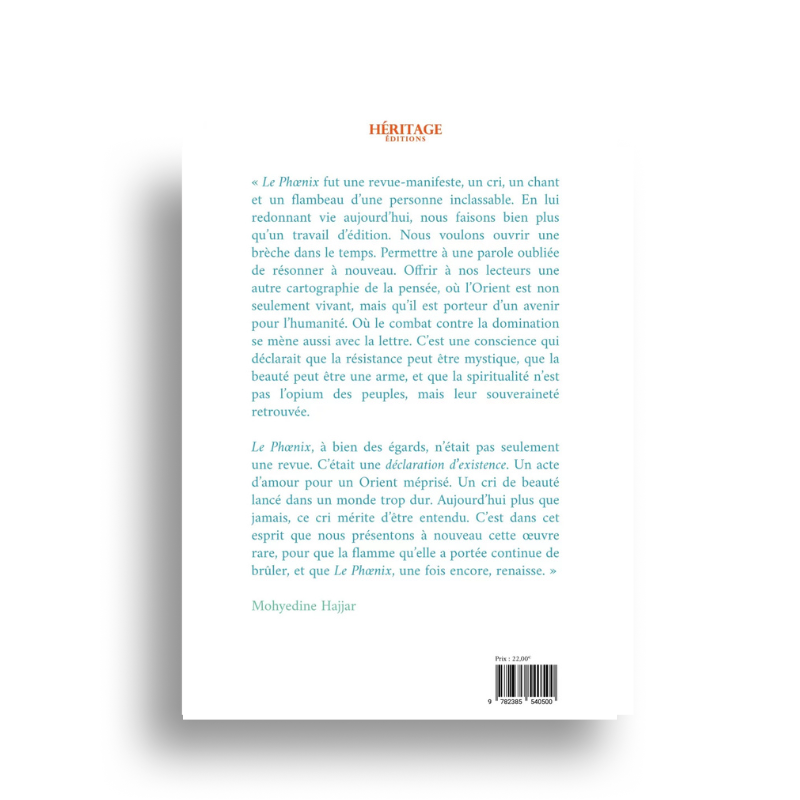 Le Phoenix – Revue De La Renaissance Orientale (1925) - Librairie Al Minhaj