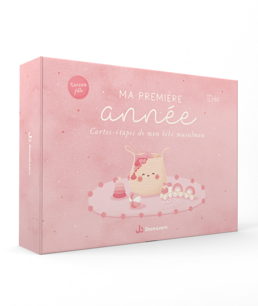 Ma Première Année – Cartes Étapes Fille – Deenilearn