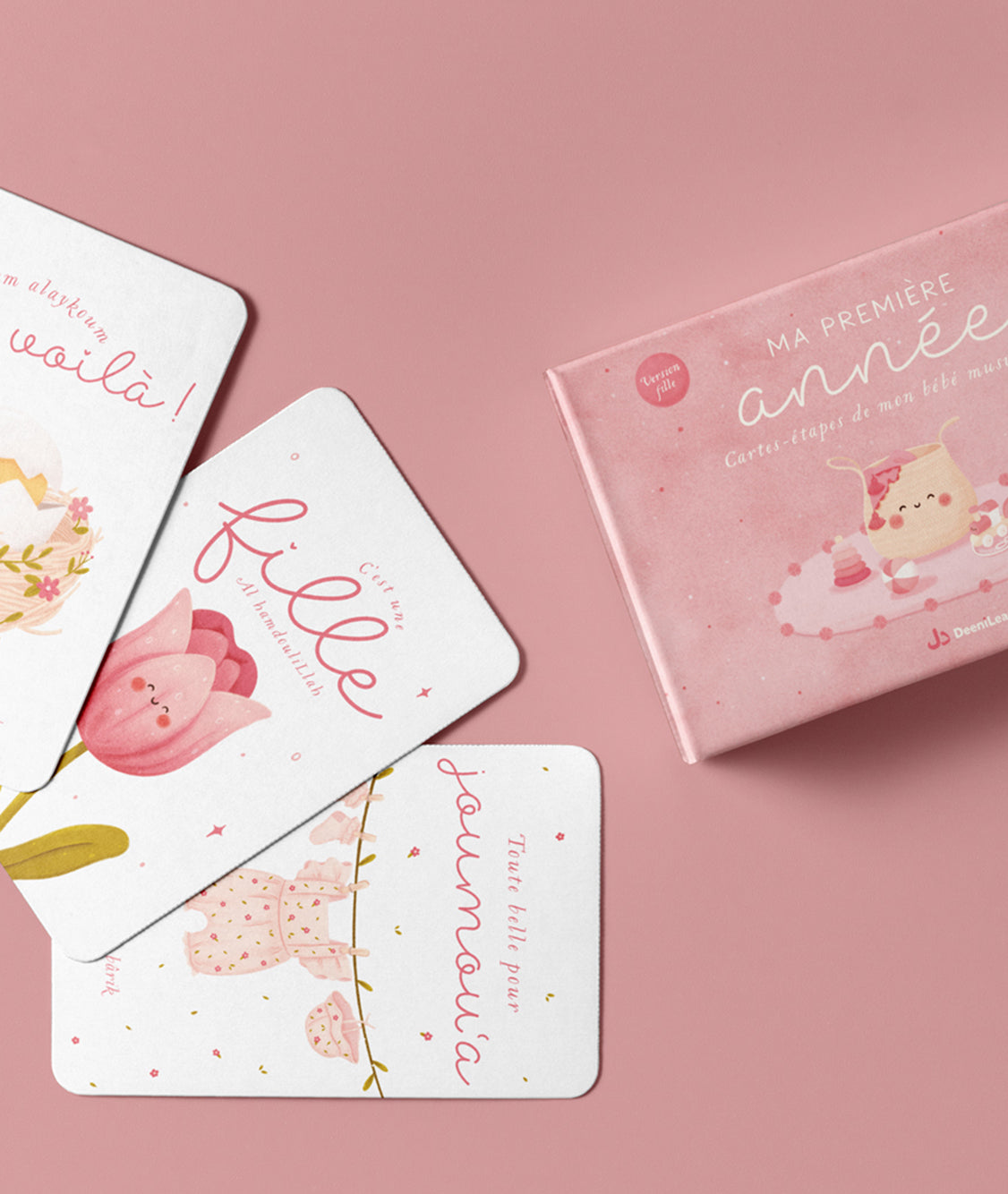 Ma Première Année – Cartes Étapes Fille – Deenilearn