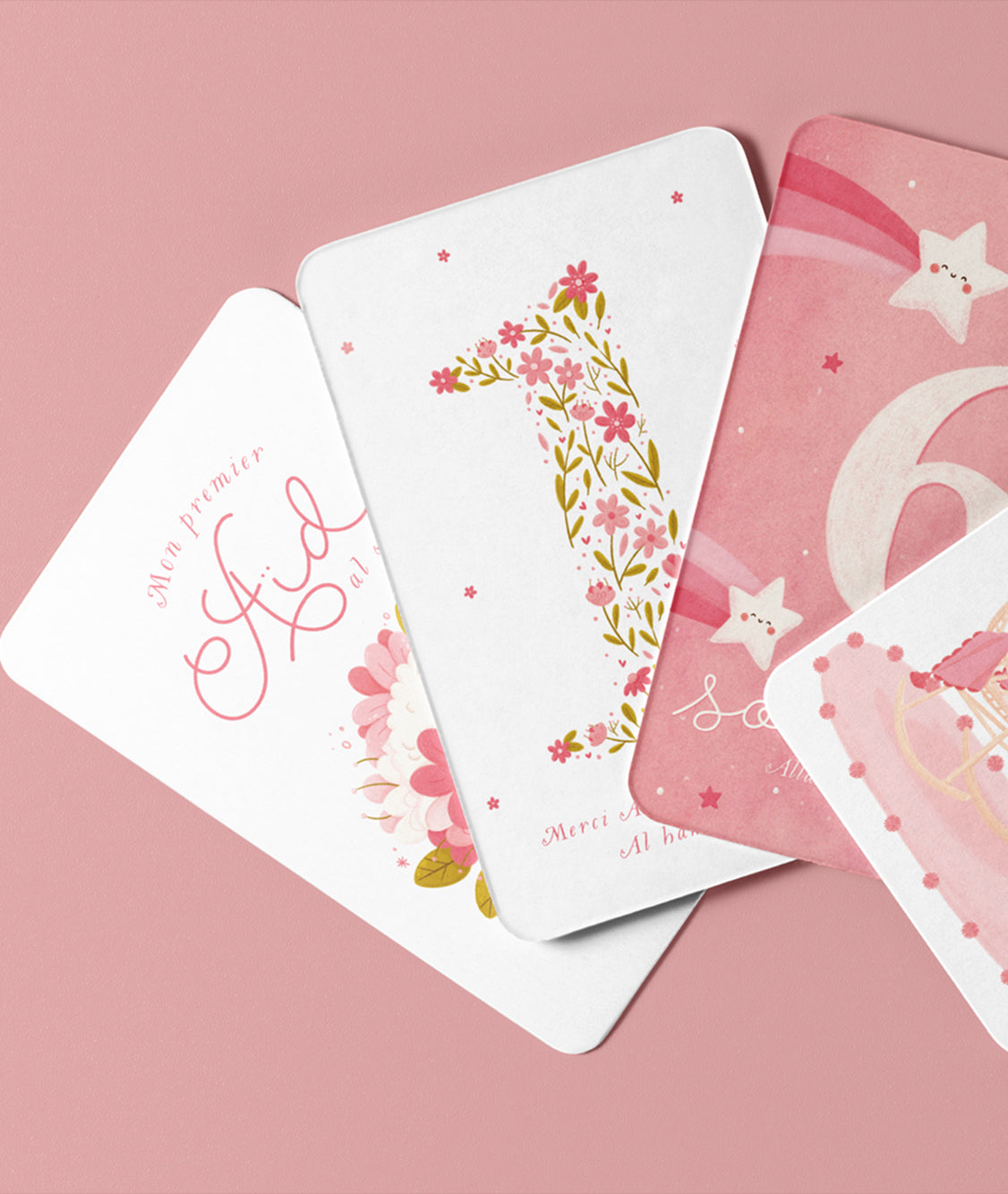 Ma Première Année – Cartes Étapes Fille – Deenilearn