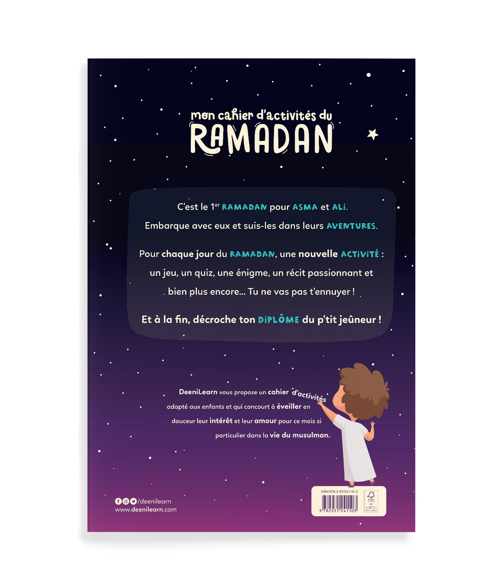 Mon Cahier d’Activités du Ramadan – Dès 6 ans – Deenilearn