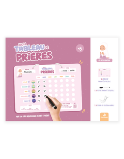 Mon Tableau de Prières Rose – Suivi Hebdomadaire – Deenilearn
