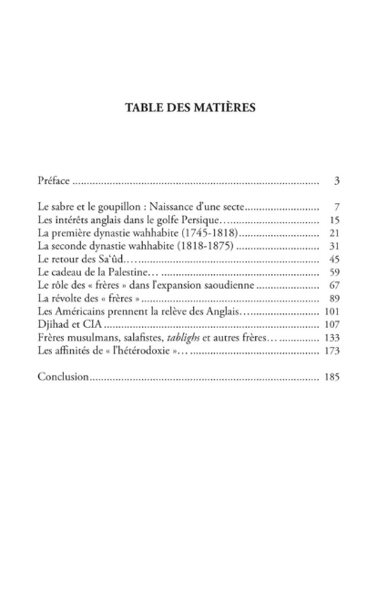 Le Wahhabisme – Histoire D’Une Secte - Librairie Al Minhaj