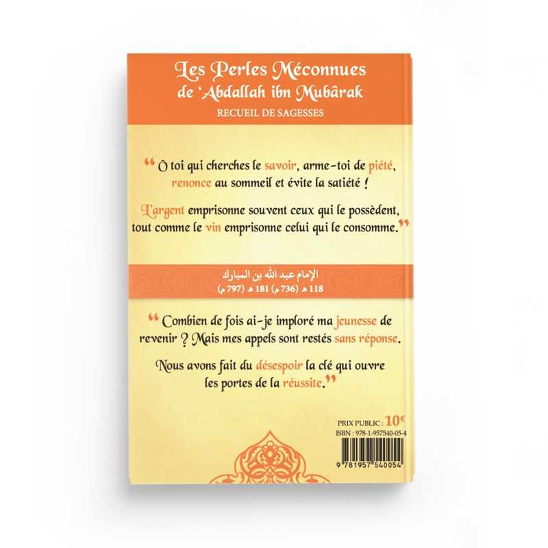 Les Perles Méconnues d'Abdallah Ibn Mubarak - Al Bidar Éditions - Librairie Al Minhaj