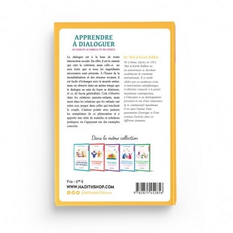 Apprendre à Dialoguer au Sein de la Famille et du Couple - Dr 'Abd Al-Karîm Bakkâr - Éditions Al-Hadîth - Librairie Al Minhaj