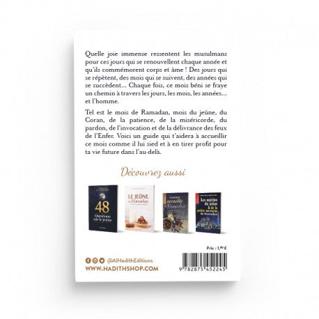 Comment Accueillir le Ramadan ? - Azharî Ahmad Mahmûd - Éditions al-Hadîth - Librairie Al Minhaj