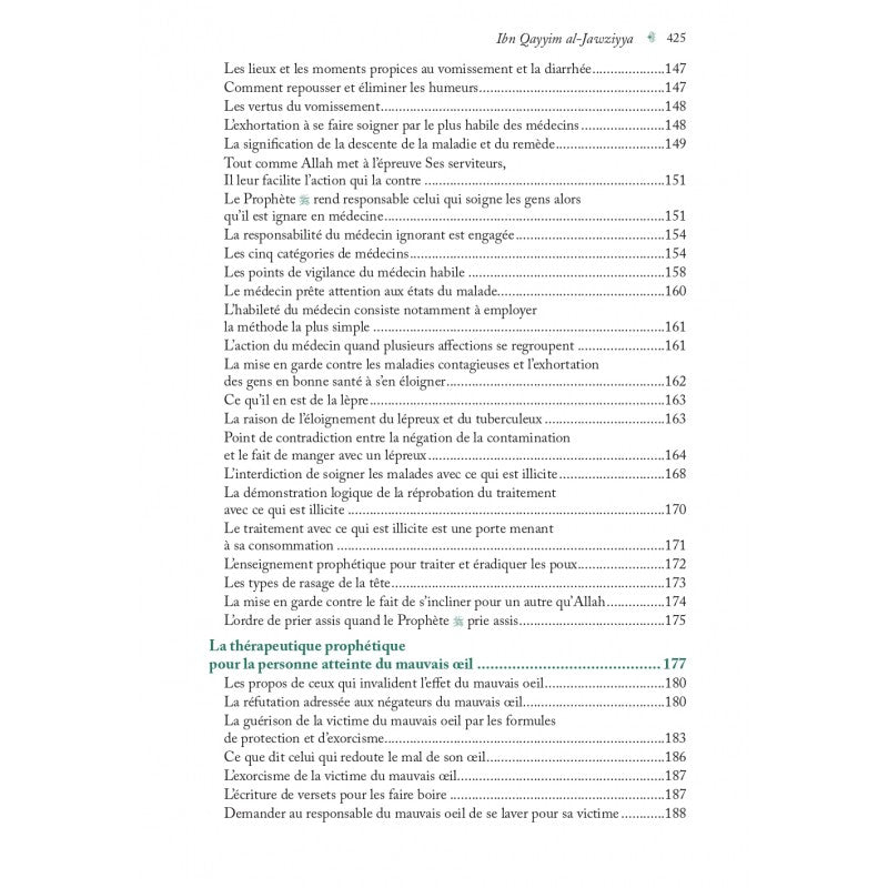 La Médecine Prophétique - Ibn Qayyim Al-Jawziyya - Éditions Al-Hadîth - Librairie Al Minhaj