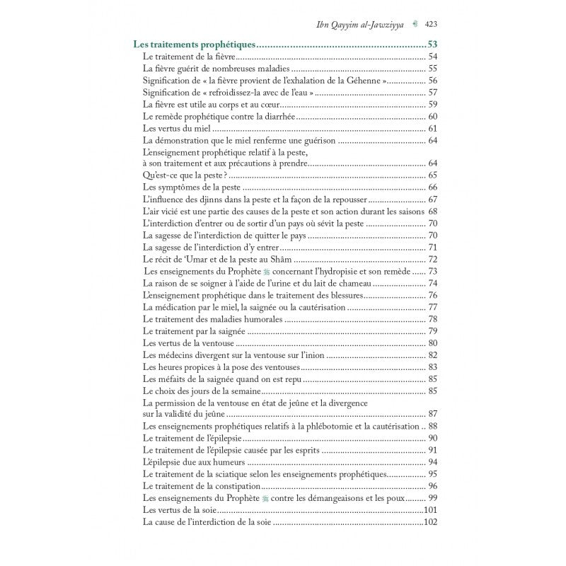 La Médecine Prophétique - Ibn Qayyim Al-Jawziyya - Éditions Al-Hadîth - Librairie Al Minhaj
