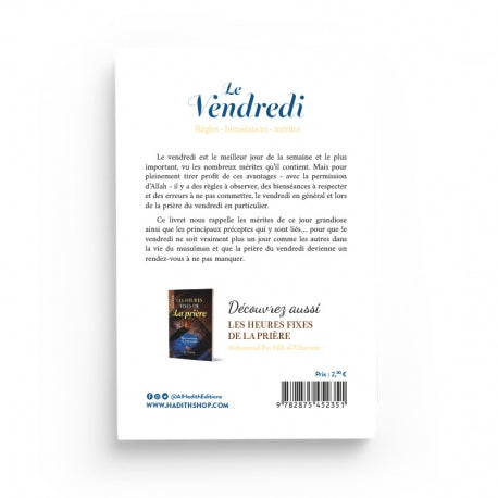 Le Vendredi, Règles et Bienséances - Khâlid Abû Sâlih - Éditions Al-Hadîth - Librairie Al Minhaj