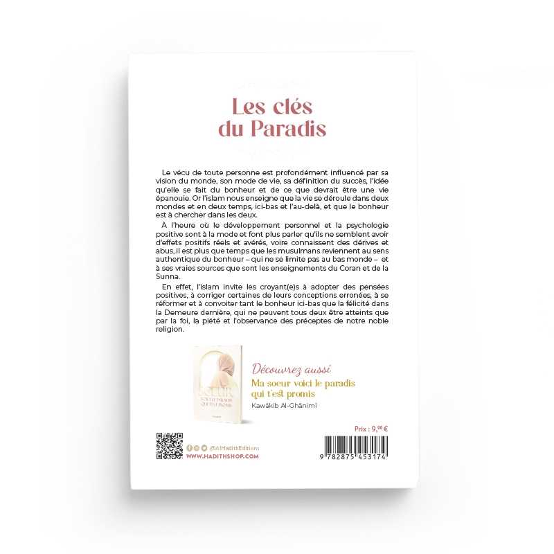Les Clés du Paradis - Mash’al al-Fallâhî - Editions Al-Hadîth - Librairie Al Minhaj