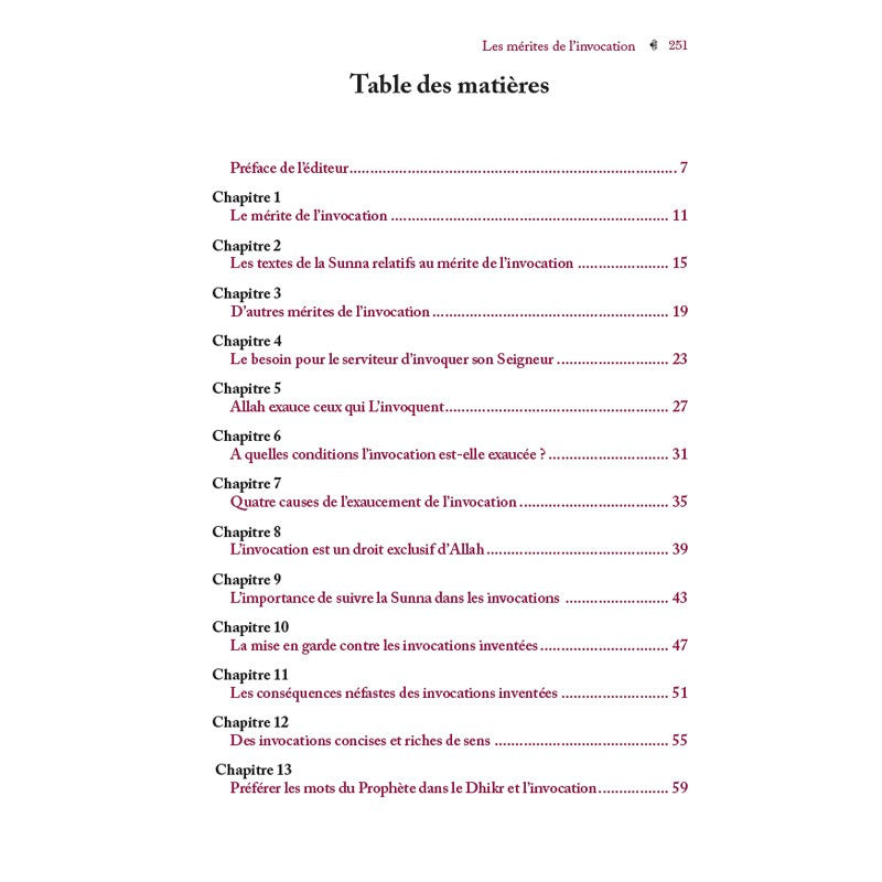Les Mérites de l’Invocation - ‘Abd Ar-Razzâq Al-Badr - Éditions Al-Hadîth - Librairie Al Minhaj