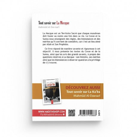 Tout Savoir sur la Mecque - Mahmûd al-Dawsarî - Éditions al-Hadîth - Librairie Al Minhaj
