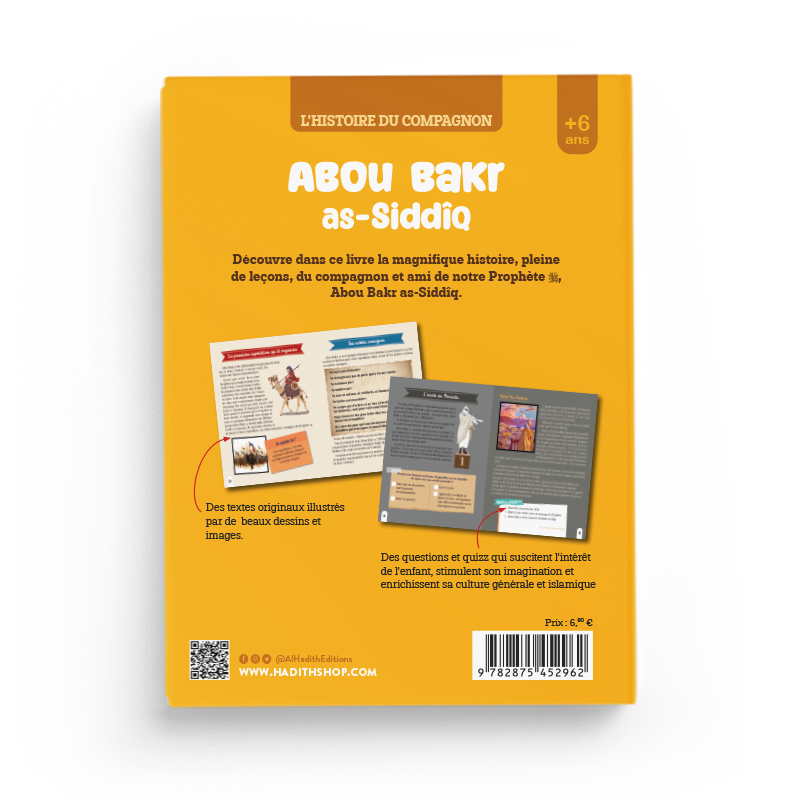 L'Histoire du Compagnon : Abou Bakr As-Siddîq - Éditions Al-Hadîth - L&S - Librairie Al Minhaj